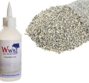 Medium Grade Mixed Grey Ballast & Track Ballast Glue 1