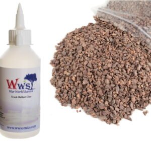 Medium Grade Red Ballast & Track Ballast Glue 1