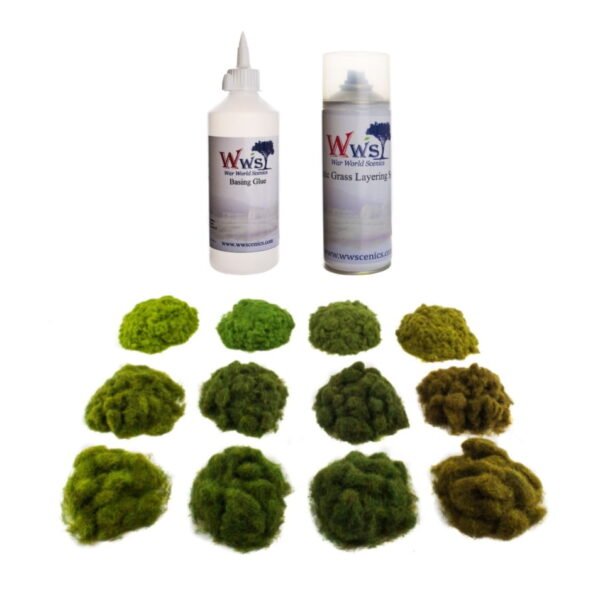 Four Seasons Static Grass & Glue Kit WWScenics