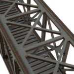 Single Grey Railroad Girder 4