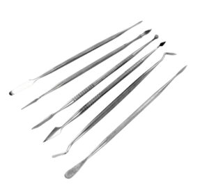 18.double Ended Stainless Steel Carvers X 6
