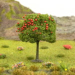 Apple Tree With Red Fruits Mid Green 2