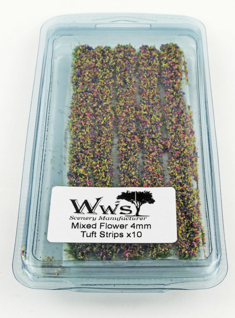 Bandes d’Herbe Statique « Fleurs Mélangées » de 4 mm par WWS 