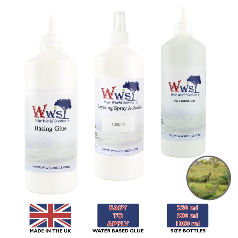 Diorama & Model Railway Glue Set Model Railway Glue Set WWScenics