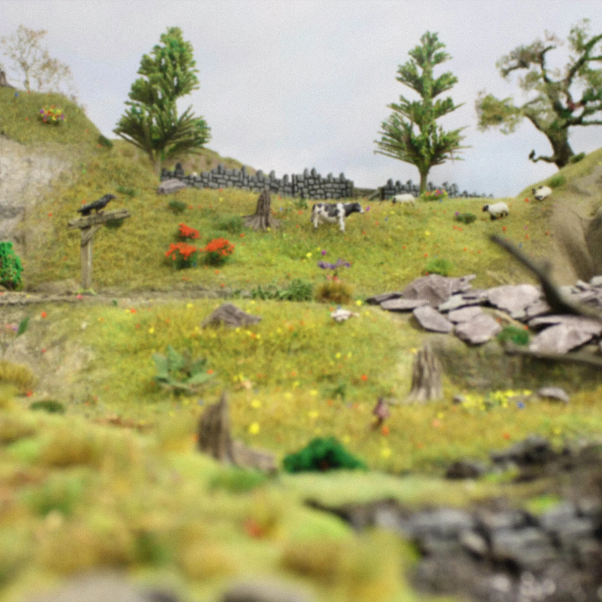 10mm Autumn Static Grass - 30g Realistic Model Scenery Material