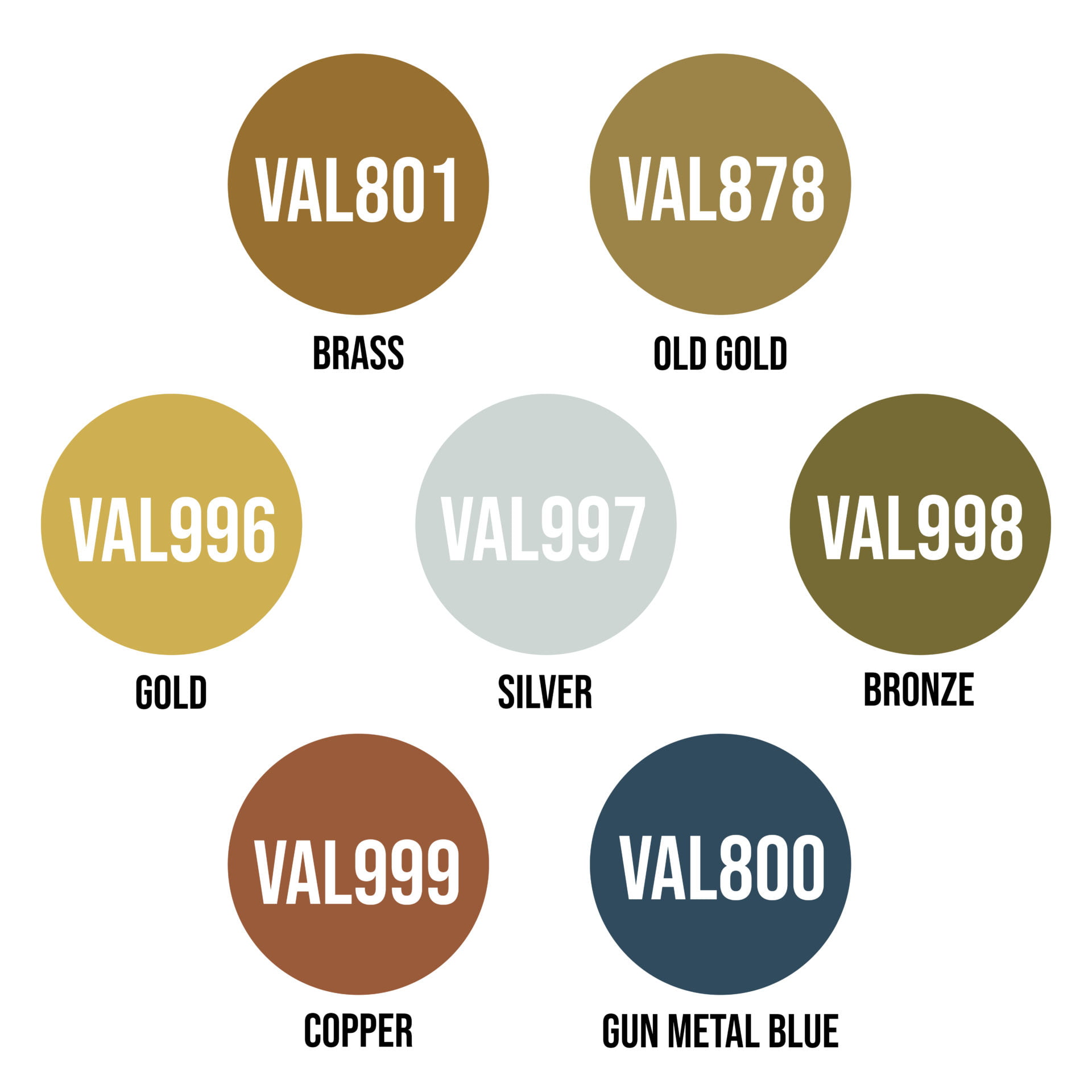 Choose Colour Details about   WWG Vallejo Game Color Metallic Miniature Figure Painting 