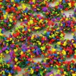 Mixed Flowers 4mm Static Grass Tufts 3