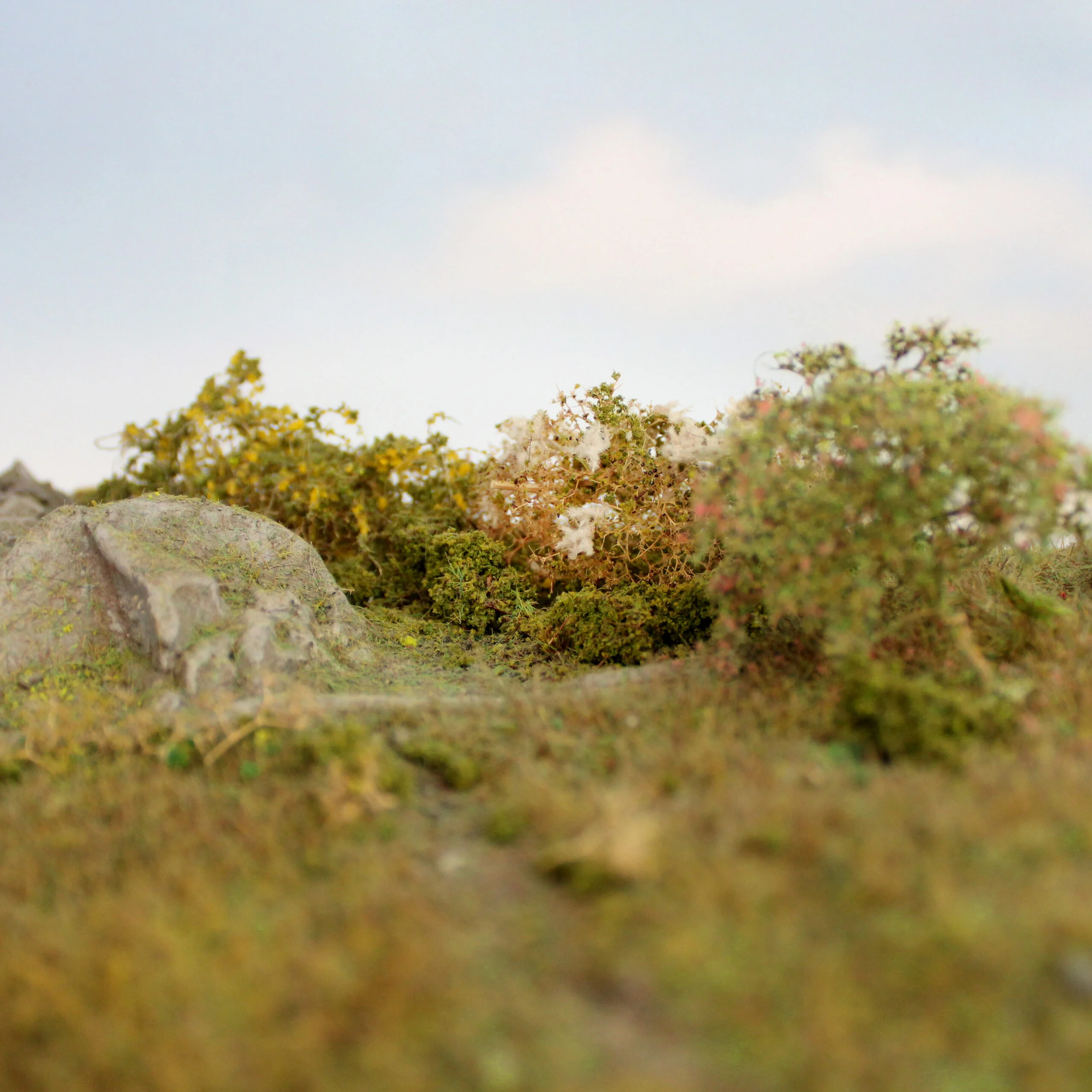 model railway foliage and scatter