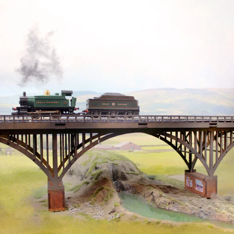 Model Railway Bridge Scenery