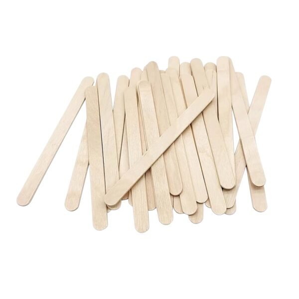 Lollipop Sticks Wooden lolly Craft Kids Popsicle Natural Lollypop Ice Smooth