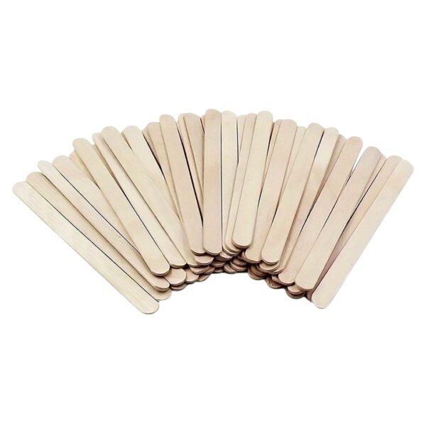Lollipop Sticks Wooden lolly Craft Kids Popsicle Natural Lollypop Ice Smooth