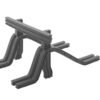 OO/HO Gauge Railway Buffer Stops (x4) – Resin, Unpainted