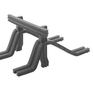 OO/HO Gauge Railway Buffer Stops (x4) – Resin, Unpainted