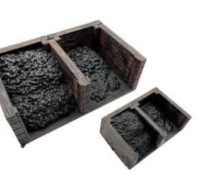 Coal Bunker – OO Gauge & N Gauge | Wooden or Brick | Painted & Unpainted