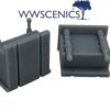 OO/HO Gauge Hydraulic Buffer Stops x2