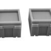 OO/HO Gauge Sleeper Buffer Stops (x2) – Resin, Unpainted