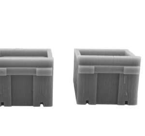 OO/HO Gauge Sleeper Buffer Stops (x2) – Resin, Unpainted
