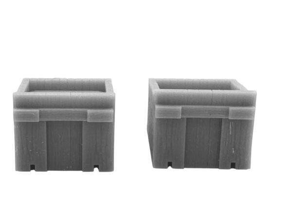 OO/HO Gauge Sleeper Buffer Stops (x2) – Resin, Unpainted