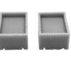 OO/HO Gauge Sleeper Buffer Stops (x2) – Resin, Unpainted