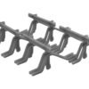 OO/HO Gauge Railway Buffer Stops (x4) – Resin, Unpainted