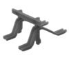 OO/HO Gauge Railway Buffer Stops (x4) – Resin, Unpainted