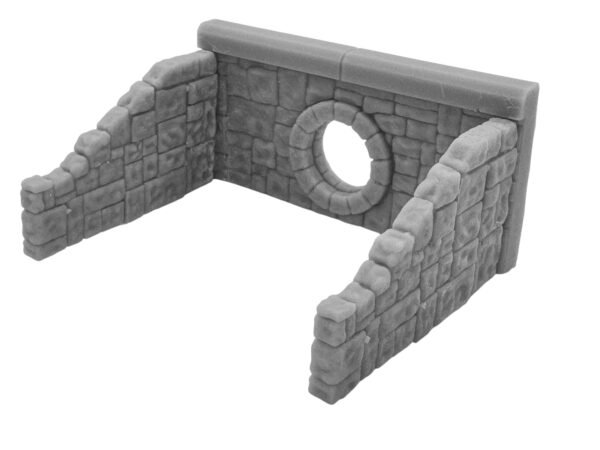 IMG_8318-Photoroom OO / HO Gauge Stone Culvert – Resin Railway Model, Unpainted (70×58×35mm)
