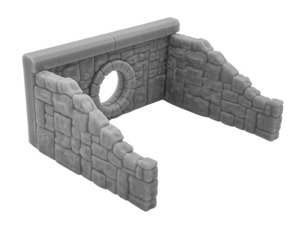 IMG_8319-Photoroom OO / HO Gauge Stone Culvert – Resin Railway Model, Unpainted (70×58×35mm)