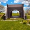 OO/HO Gauge Stone Bridge – Double Sided / Double Track