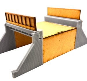 OO/HO Gauge Iron Bridge – Double Sided / Double Track