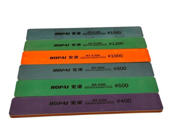 Double Sided Semi-Rigid Sanding Sticks x6 Pack (400–1400 Grit) – Modelling & Wargaming