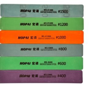 Double Sided Semi-Rigid Sanding Sticks x6 Pack (400–1400 Grit) – Modelling & Wargaming