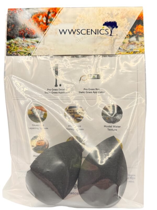2 x Teardrop Sponges – For Washes, Pigments & Weathering