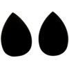 2 x Teardrop Sponges – For Washes, Pigments & Weathering