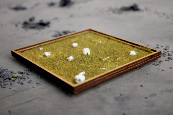 Barren Wasteland _ 6 Skull & Bone Barren Wasteland Basing Kit 2mm Grass 180ml Skull & Bones (Patchy 2mm)