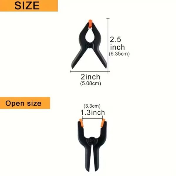 6.35 cm A-Clamp – 6 Pack Heavy Duty Spring Clamps | Crafts, Photography, Modelling & Railway Makers