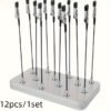12-Piece Flexible Magnetic Base Painting Clips Set – Crocodile Clip Modelling Holders