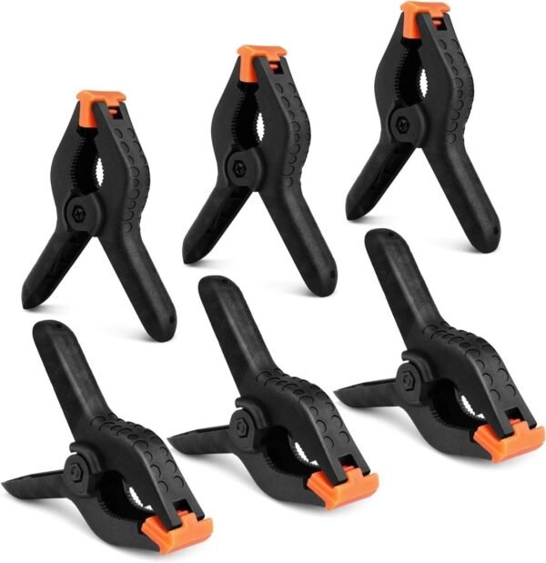 4-Inch Heavy Duty Spring Clamp – Strong Grip, Fade-Resistant | DIY, Photography, Modelling & Railway Makers (1/2/4 Pack)