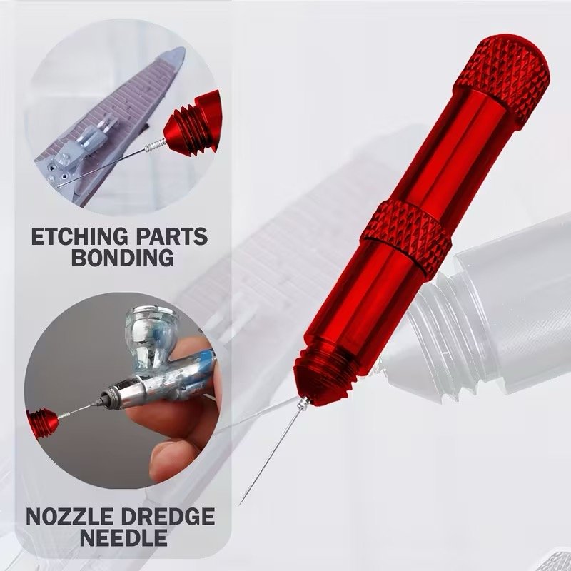Precision Glue Applicator Dispenser Tool / Rod & Cleaning Needle