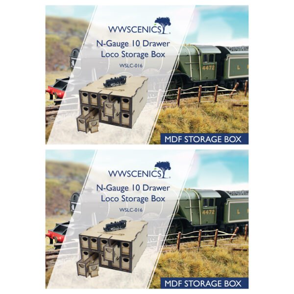 N Gauge Storage Box X2 1