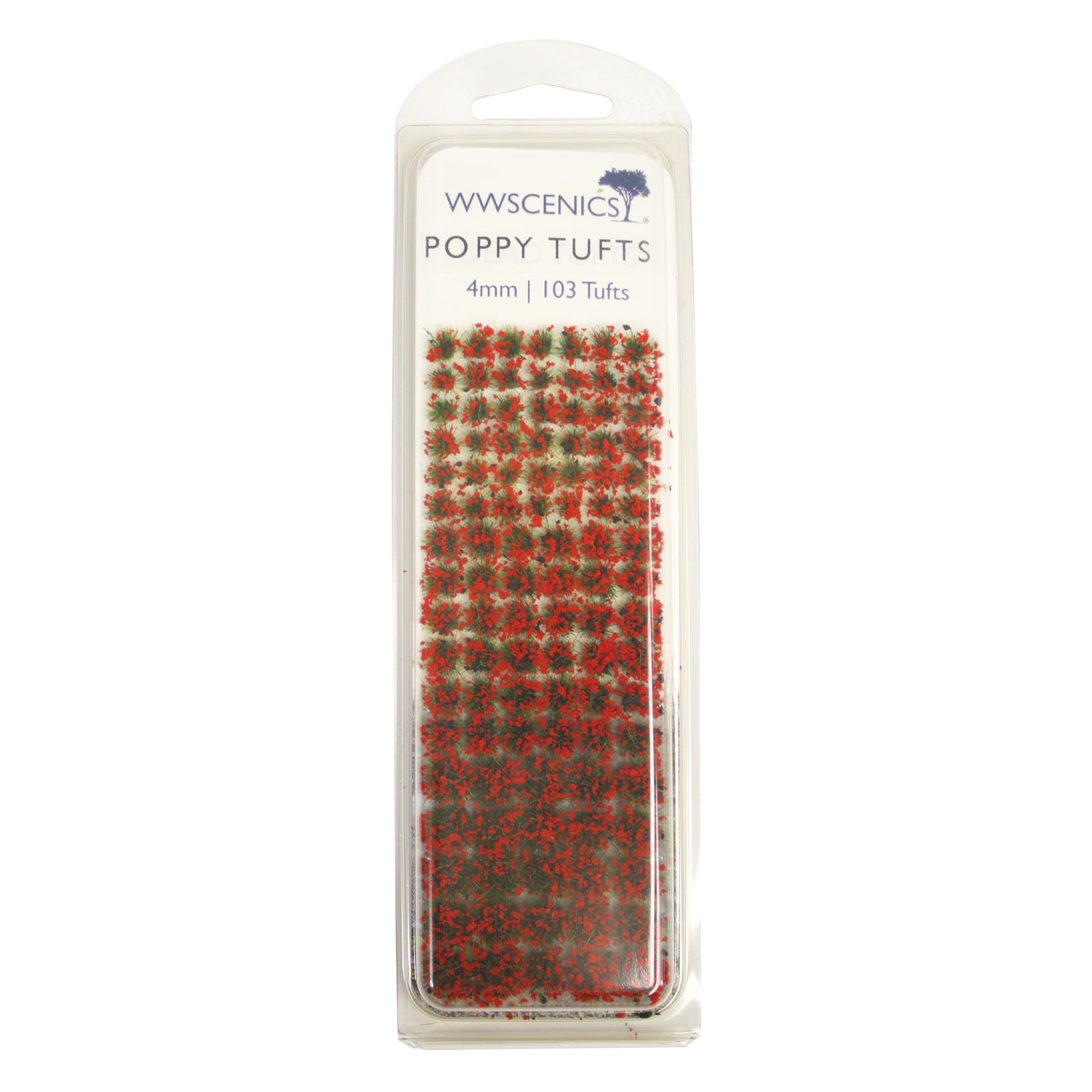 Poppy | 103x Self-Adhesive Static Grass Tufts