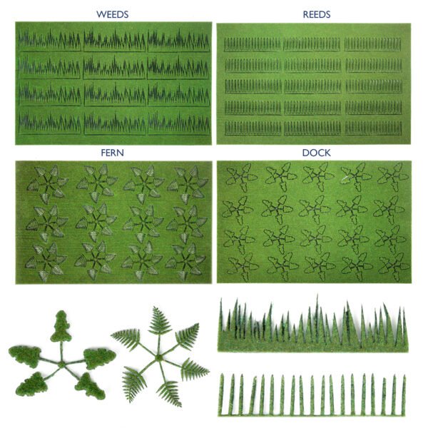 Flocked Leaves Multipack 1
